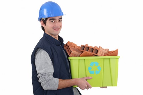 Prepared waste removal vehicle ready for local rubbish collection