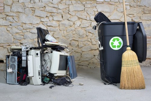 Professional waste removal for an awkward loft access area
