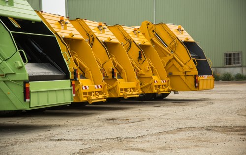 Waste removal service handling mixed rubbish from a home clearance