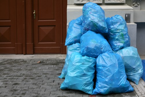 Prepared waste removal vehicle for property clearance jobs