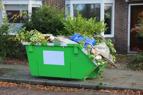 Waste removal van ready for bulky mattress collection