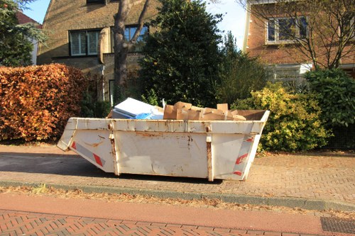 Waste removal service for mixed rubbish and bulky items in a local area